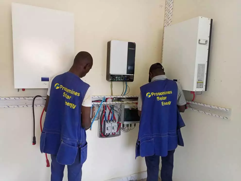 Installation solaire pour les CSI de Magaria, Zinder